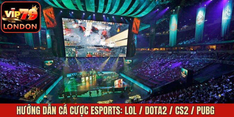 Hướng dẫn cược eSports: LOL / Dota2 / CS2 / PUBG Vip79